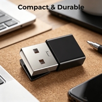 Adaptateur DH01 USB-A mâle vers Type-C femelle, USB 2.0, transfert de données 480 Mbps, dongle de charge pour ordinateur portable, téléphone portable, haute durabilité