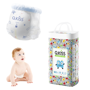 Pañales Desechables Ecológicos Q-Kiss, Tela No Tejida, Prevención de Fugas 3D, Suaves y Transpirables para Recién Nacidos - Product Image 1