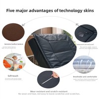 Sofá Cama Plegable Moderno para Dormitorio Individual, Multifuncional, para Balcón, Tapizado en Tela, Alta Comodidad, para Apartamentos Pequeños 1