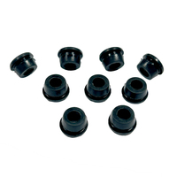 Bouchon d'extrémité de bouchon de trou de bague de serrage en caoutchouc de silicone disponible dans de multiples spécifications pour la protection de câblage de câble métallique