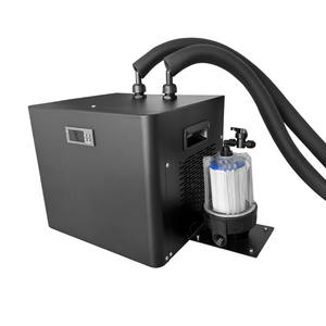 पोर्टेबल वाई-फाई आइस स्नान टब 1/3hp पानी चिलर चिकित्सा और पूल उपयोग के लिए सभी काले ठंडे डुबकी चिलर उपकरण - Product Image 5