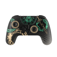 Mango de controlador de Gamepad inalámbrico multifunción con Motor de vibración Hall Joystick para Nintendo Switch Pro y PC