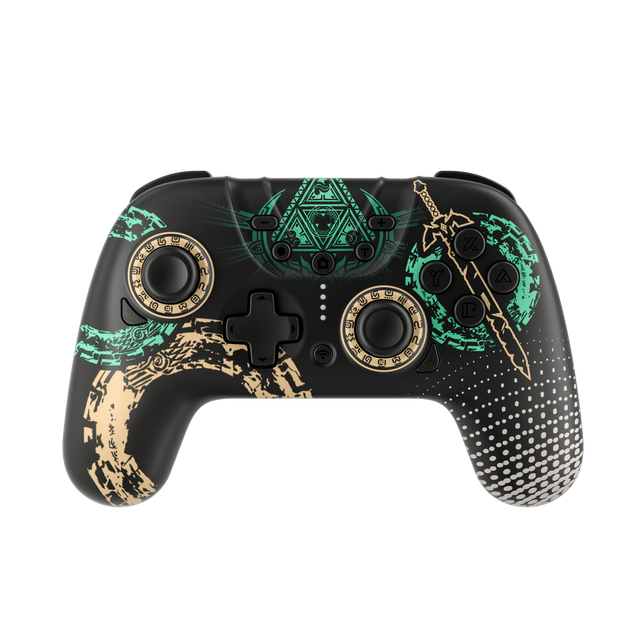 Multifunction Wireless Gamepad Controller Handle with Vibration Motor Hall Joystick for Nintendo Switch Pro & PC