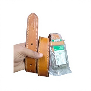 New Arrival Men's Cow Hide Solid Steel Square Heavy Duty Reversible Eco-Friendly Waterproof Party High Quality Foldable Non-Spot - Product Image 5