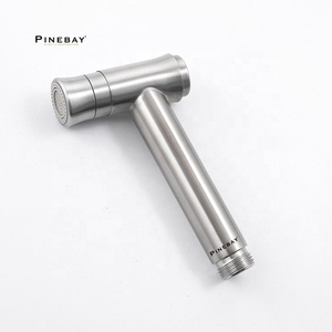 PINEBAY стильный из нержавеющей стали атласный матовый мусульманский распылитель для биде Shattaf для туалета - Product Image 2