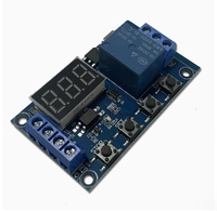 DC 5-36V 12V 24V double MOS LED relais de temporisation numérique déclencheur Cycle minuterie retard interrupteur Circuit imprimé Module de contrôle de synchronisation bricolage