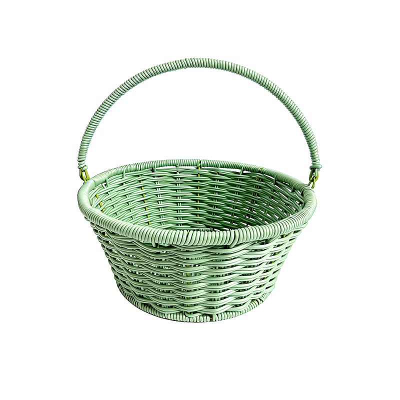 Handwoven Colorful Plastic Rattan Wicker Storage