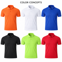 Polo-shirts orange personnalisés pour hommes, manches courtes, en maille, uniformes d'événement, de bénévoles, avec logo personnalisé, commande en gros, OEM, marque privée