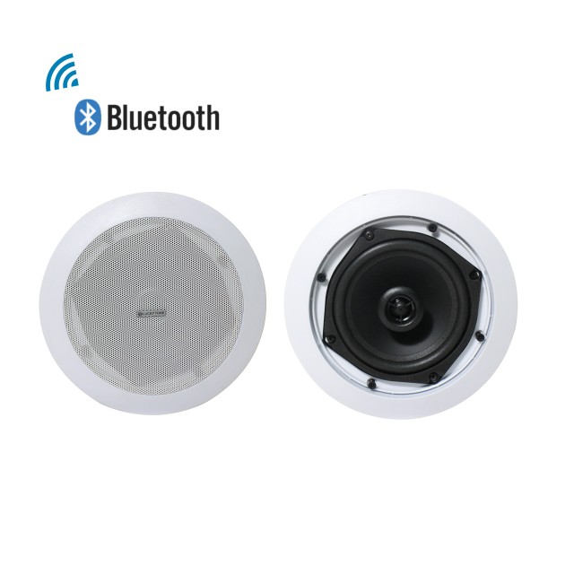Home Audio 2x15W Superior Stereo Sound Quality 5 Inch Wireless Bluetooth Ceiling Speaker One Active One Passive
