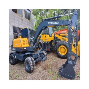 Excavadora Hyundai 60WVS Usada Original a Bajo Precio, Cargadora de Ruedas de 6 Toneladas, Buen Estado, Alto Rendimiento, en Oferta - Product Image 1