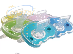 Longtai sans BPA Silicone sucette nouveau-nés haute température désinfectable bébé mamelon facile à nettoyer accessoire Dot Sucette - Product Image 3