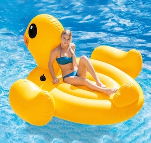 <span class=keywords><strong>INTEX</strong></span> 57556 Mega inflable amarillo pato isla playa piscina flotador juguete para adultos y niños - Product Image 6