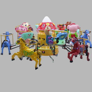 Giostra a <span class=keywords><strong>Cavallo</strong></span> in Plastica per Esterni <span class=keywords><strong>con</strong></span> Velocità Regolabile, Capacità 8 Giocatori, per Centri Commerciali e Parchi Divertimento - Product Image 4