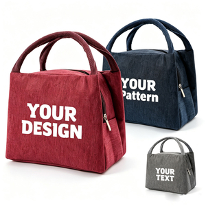 Sacs isothermes pour le déjeuner en gros, pour l'école, les pique-niques en plein air, l'emballage alimentaire, les cadeaux promotionnels d'entreprise, sac à lunch personnalisé avec logo - Product Image 1