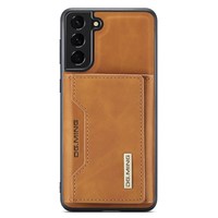 DG. MING 2 in 1 Dompet Magnetik Casing Ponsel Tempat Kartu Kulit PU Casing Ponsel untuk Samsung Galaxy S25 S24 S23 S22 ultra 5G