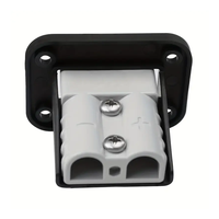 Conector de 50A Conector de batería tipo enchufe gris Conector de 50A Enchufe de 100 amperios a M8
