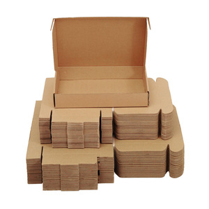 Cajas de envío de cartón para ropa respetuosas con el medio ambiente, caja de papel de correo corrugado liso plegable personalizada karton para embalaje - Product Image 3