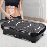 Meilleures ventes : Plaque vibrante de fitness Jitter, machine de perte de poids, plaque vibrante électrique Crazy Fit pour massage et entraînement du corps entier
