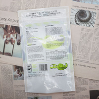 Sac d'emballage alimentaire transparent personnalisé pour animaux de compagnie sac en plastique personnalisable pour stockage de fast-food fond plat support mat zip-lock écrous de dessus
