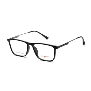 Monture de lunettes rectangulaire grise à monture complète 70008 anti-UV unisexe adulte design rétro - Product Image 1