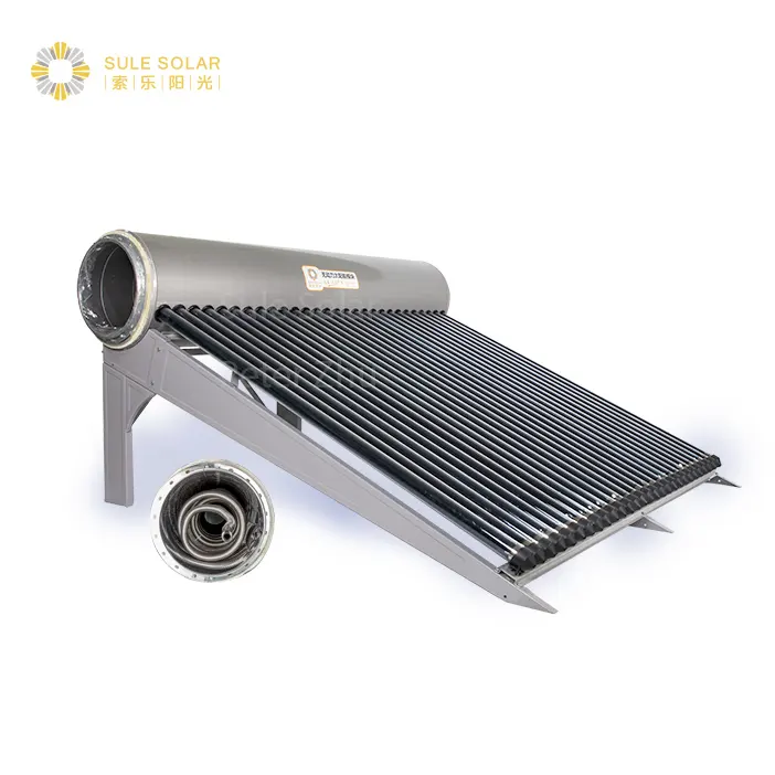 소형 소형 휴대용 태양열 온수기 컨트롤러를 갖춘 가정용 태양열 온수기 시스템