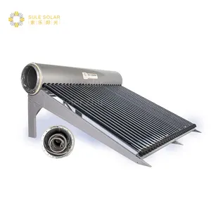 Solar Water Heater System for Home with Controller Compact Pressure Compact Portable Solar Water Heater