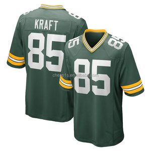 Vente en gros de maillots de football américain brodés Green Bay Packer, couleur marine # 1 Micah Parsons # 10 Amours # 8 Josh Jacobs Uniforme de football - Product Image 6