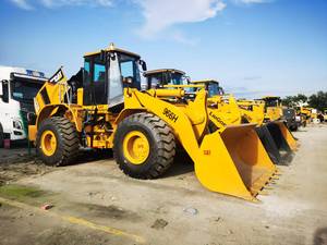 รถตักล้อยางมือสองราคาถูก ยี่ห้อแคตเตอร์พิลล่าร์ CAT966H เครื่องยนต์ 194 กิโลวัตต์ รถตักหน้าขุดหลัง พร้อมมอเตอร์และเกียร์ รับน้ำหนักได้ 6 ตัน - Product Image 6