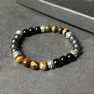 Bracelet en pierre naturelle avec perles de verre colorées pour la croissance spirituelle – Support de dropshipping pour les grossistes – Approvisionnement centralisé - Product Image 3