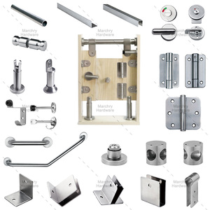 Dobradiça De Porta Aço Inoxidável Dividido Personalizado Dobradiça De Porta De Elevador Cam para Partição De Toalete - Product Image 6