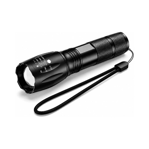 Portable STF-913 XML 3W <b>LED</b> Zoom Aluminum Tactical Flashlight 250 Lumens IP44 Waterproof Camping Multi-Mode 100m Beam - Product Image 1