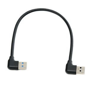 Cable de datos USB 3,0 macho a macho, conector en ángulo izquierdo y derecho para carcasa de disco duro externo, moldeado por inyección de alambre de cobre - Product Image 3