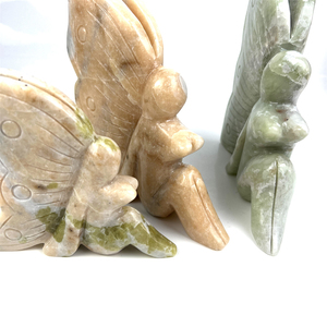 Gran oferta, recién llegado, escultura de energía espiritual de cristal, Xiuyan Jade Faerie para recuerdos - Product Image 4