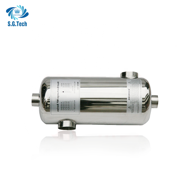 300 Marine Water Heat Exchanger 488mm Long 36 Diameter 14KW Accessory for Swimming Pool & Ice Bathtub