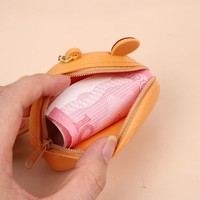 Dompet Koin Kapibala Berkualitas Tinggi dengan Gantungan Kunci Carabiner, Lucu, Mewah, Fashionable, Tempat Penyimpanan, Tas Pasangan, Hadiah, Ornamen