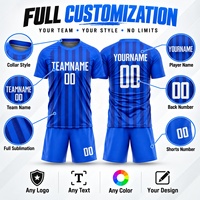 Maillots de football personnalisés pour clubs, avec logo d'équipe, noms et numéros