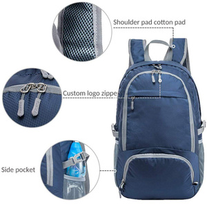 <span class=keywords><strong>Sac</strong></span> <span class=keywords><strong>à</strong></span> <span class=keywords><strong>dos</strong></span> de randonnée résistant <span class=keywords><strong>à</strong></span> l'eau et léger en polyester et nylon avec LOGO personnalisé <span class=keywords><strong>petit</strong></span> <span class=keywords><strong>sac</strong></span> <span class=keywords><strong>à</strong></span> <span class=keywords><strong>dos</strong></span> de voyage <span class=keywords><strong>pliable</strong></span> pour le camping en plein air - Product Image 4