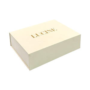 Cuốn sách Tùy chỉnh hình dạng hộp sang trọng bao bì tùy chỉnh lá vàng logo trắng cứng nhắc từ mỹ phẩm Hộp quà tặng - Product Image 2