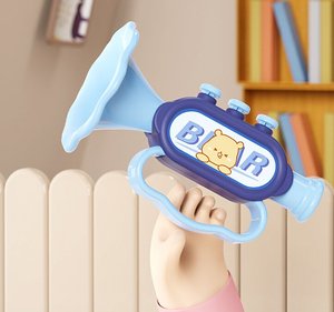 Wholesale Small Plastic Trumpet Whistle and Harmonica Toy Set <b>Musical</b> <b>Instrument</b> - Product Image 3