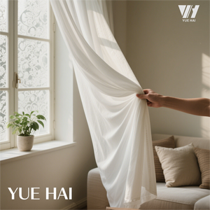 Stores occultants personnalisables 100 % polyester à commande manuelle en tissu - Product Image 3