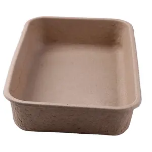 Eco friendly Molded corrugated paper disposable cat litter box