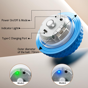 Factory Direct Sale Pet Smart Rolling <b>Ball</b> <b>Dog</b> Toy Self-Amusement Boredom-Busting Jumping Glowing Sensing Interactive Gadget - Product Image 5