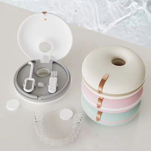 Estuche para Retenedores de Ortodoncia de 2 Capas, Diseño de Donut, Portátil, Estilo Sencillo, para Retenedores Invisibles, Chewies y Dentaduras Postizas - Product Image 2