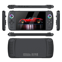Console de jeu portable M27, écran IPS 7,0 pouces, 64 Go, plus de 10000 jeux, lumière RVB, joystick, lecteur de jeux vidéo portable