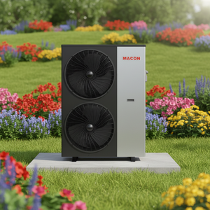 Bomba de Calor de Aire a Agua de Corriente Continua (DC) de 16KW, Modelo 2025 R32, Bajo Nivel de Ruido, para Calefacción Doméstica, Uso en Exteriores y en el Hogar - Product Image 4