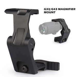 Accesorios tácticos de Metal para accesorios de caza de 2,26 pulgadas, montaje G23, G30, <span class=keywords><strong>G33</strong></span>, G43, G45, montaje elevador de lupa 3X - Product Image 3