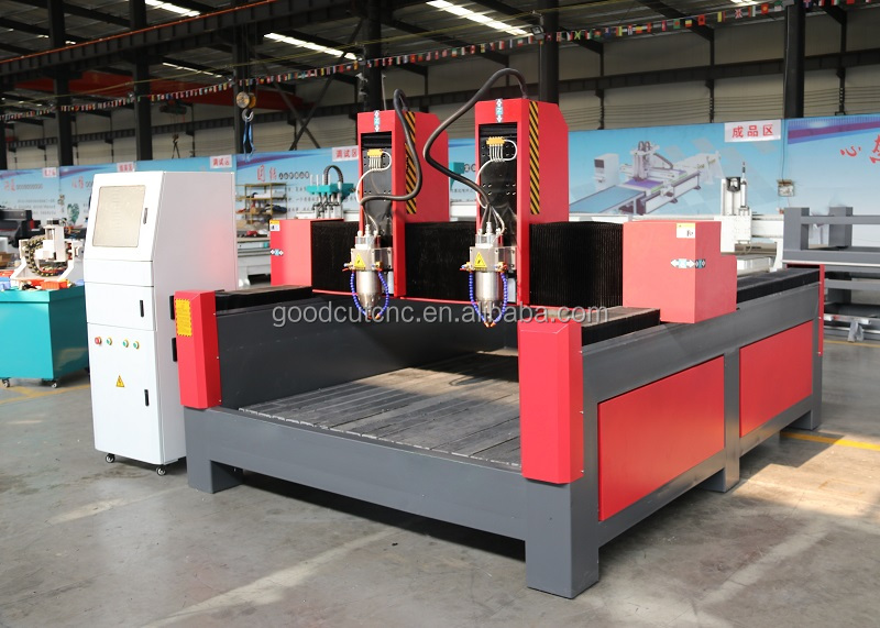 GoodCut大理石石材雕刻雕刻机cnc路由器用4.5kw/ 6kw HQD水冷主轴在