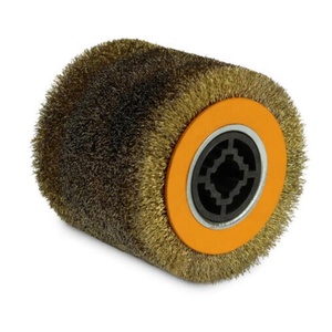 <span class=keywords><strong>Brosse</strong></span> de polissage en fil d'acier 120x100mm pour bois polonais, tambour de polissage certifié ISO9001, outil de nettoyage industriel et DIY, OEM personnalisé - Product Image 6
