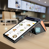 Terminal de point de vente portable à écran tactile Android 14, imprimante thermique 80 mm, certifié GMS, 4G WiFi Bluetooth USB NFC, scanner 2D, 6 Go de RAM