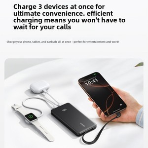 ANKER ZOLO พาวเวอร์แบงค์พลาสติก 10 000/20 000 มิลลิแอมป์ 22.5W พร้อมสายในตัว รุ่น A110E/<span class=keywords><strong>D</strong></span> - Product Image 4